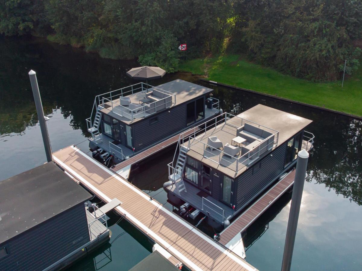 Houseboats Mookerplas Met Dakterras Middelaar Exterior photo